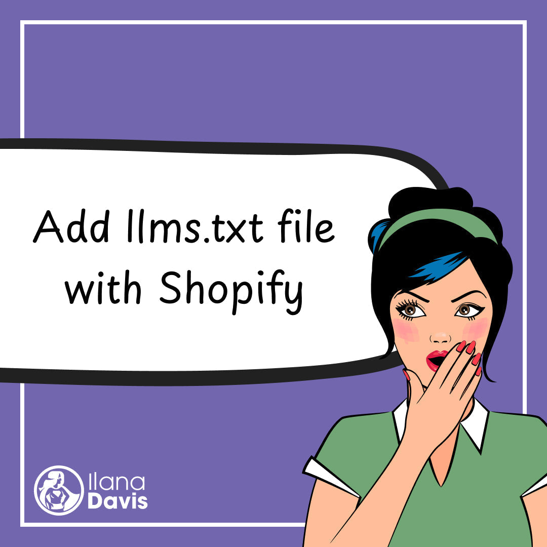 Add llms.txt file with Shopify
