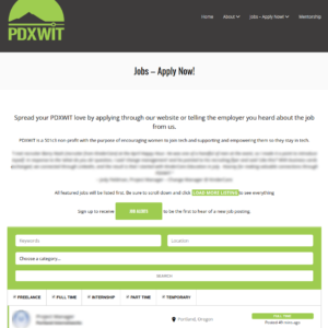 PDX WIT Job Board